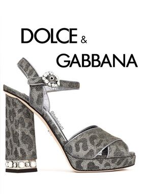 AUTHENTIC DOLCE & GABBANA ALTA MODA RUNWAY HEELS
